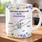 Custom Mug - Personalized Mother's Day, Baby Shower, Gender Reveal Gifts For New Moms, Wife, Daughter - The Sweetest Little Hand To Hold
