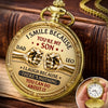 Custom Pocket Watch - Personalized Birthday Gifts For Son - Proud Of The Man You Are Becoming