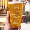 Custom Beer Glass - Personalized Retirement Gifts For Women, Men - The Best Is Yet To Pour