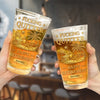 Custom Beer Glass - Personalized Retirement Gifts For Women, Men - The Best Is Yet To Pour