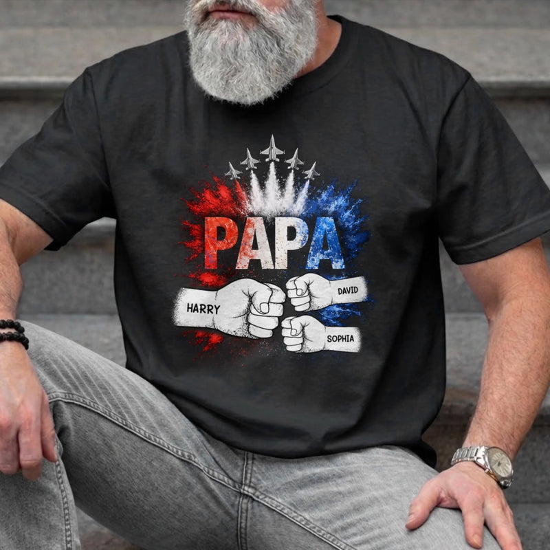 Custom Unisex T-shirt, Premium T-shirt, Hoodie - Personalized Father's Day Birthday Gifts For Dad, Grandpa - King Of The Family