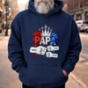Custom Unisex T-shirt, Premium T-shirt, Hoodie - Personalized Father's Day Birthday Gifts For Dad, Grandpa - King Of The Family