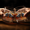Custom Whiskey Glass - Personalized Birthday Gifts For Brother - Brothers Always Got Your Back