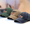 Custom Vintage Washed Denim Baseball Cap - Personalized Father's Day Gifts For Dog Lovers, Dog Dad And Mom - Certified Dog Dad