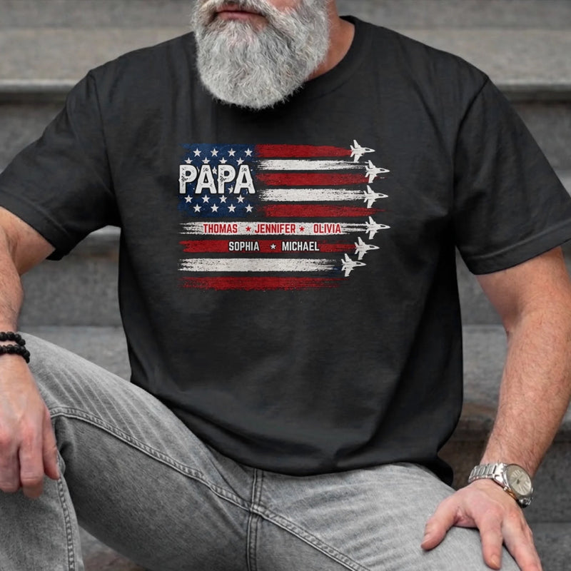 Custom Unisex T-shirt, Premium T-shirt, Hoodie - Personalized Father's Day Birthday Gifts For Dad, Grandpa - Daddy Of The Year