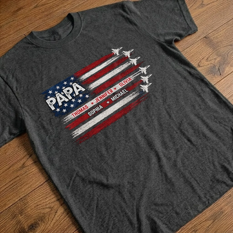 Custom Unisex T-shirt, Premium T-shirt, Hoodie - Personalized Father's Day Birthday Gifts For Dad, Grandpa - Daddy Of The Year