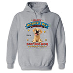 Custom Unisex T-shirt, Premium T-shirt, Hoodie - Personalized Mother's Day Gifts For Dog Lovers, Dog Dad And Mom - The Best Mom In My Pack