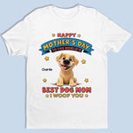 Custom Unisex T-shirt, Premium T-shirt, Hoodie - Personalized Mother's Day Gifts For Dog Lovers, Dog Dad And Mom - The Best Mom In My Pack