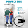 Custom 3D Inflated Effect Printed Tumbler - Personalized Mother's Day Gifts For Daughter - From My Arms To Your World