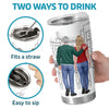 Custom 3D Inflated Effect Printed Tumbler - Personalized Mother's Day Gifts For Daughter - From My Arms To Your World