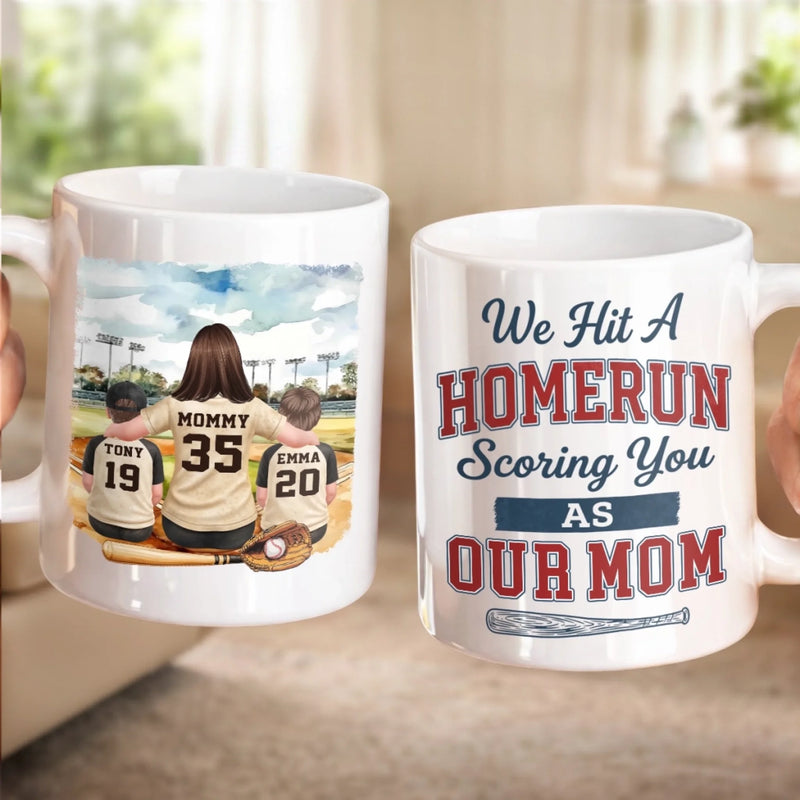 Custom Mug - Personalized Mother's Day Gifts For Baseball Mom, Grandma - The Best Coach We Ever Had