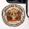 Custom Door Magnet - Personalized Anniversary Wedding Camping Gifts For Campers, Husband And Wife, Him And Her - Take A Hike