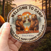 Custom Door Magnet - Personalized Anniversary Wedding Camping Gifts For Campers, Husband And Wife, Him And Her - Take A Hike