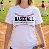 Custom Unisex T-shirt - Personalized Mother's Day Birthday Gifts For Mom, Grandma - Mom Always On My Team