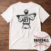 Custom Unisex T-shirt - Personalized Mother's Day Birthday Gifts For Mom, Grandma - Mom Always On My Team