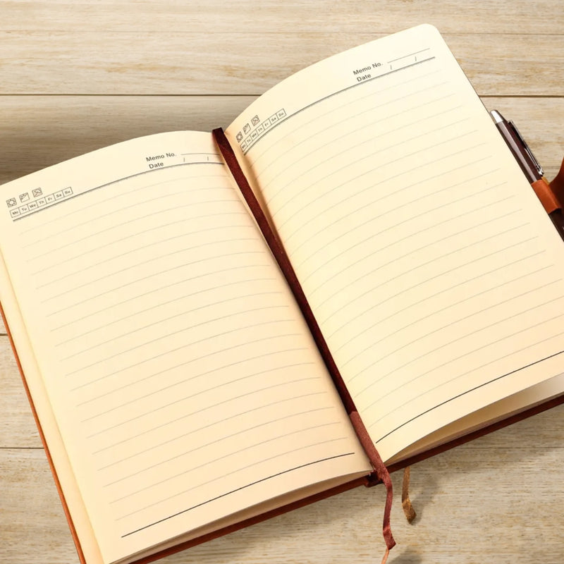 Custom PU Leather Notebook -  Personalized Graduation Gifts For Him, Her - Hard Work Paid Off