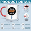 Custom Accent Mug - Personalized Birthday Gifts For Brother - Brother Always Has My Back