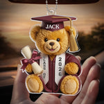 Custom Acrylic Car Ornament - Personalized Graduation Gifts For Him, Her - A New Chapter Begins