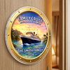 Custom Cruise Ship Door Magnet - Personalized Summer Vacation And Travel Gifts For Mom, Dad, Brother, Sister, Kids - Making Waves With The Ones We Love