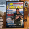 Custom Photo Magazine Vertical Poster, Canvas - Personalized Birthday Fishing Gifts For Fisherman - Reeling In The Good Times