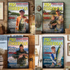 Custom Photo Magazine Vertical Poster, Canvas - Personalized Birthday Fishing Gifts For Fisherman - Reeling In The Good Times