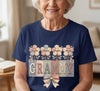 Custom Unisex T-shirt, Premium T-shirt, Hoodie - Personalized Mother's Day Birthday Gifts For Mom, Grandma - Sweet Blooms On Repeat