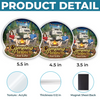 Custom Door Magnet - Personalized Anniversary Wedding Camping Gifts For Campers, Husband And Wife, Him And Her - Home Is Wherever We Park It