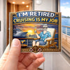 Custom Cruise Ship Door Magnet - Personalized Summer Vacation And Travel Gifts For Husband And Wife, Him And Her - Our Journey Continues At Sea