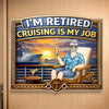 Custom Cruise Ship Door Magnet - Personalized Summer Vacation And Travel Gifts For Husband And Wife, Him And Her - Our Journey Continues At Sea