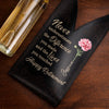 Custom Leather Wine Bag - Personalized Retirement Gifts For Women, Men - Time To Enjoy Life Fully