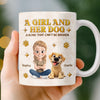 Custom 3D Inflated Effect Printed Mug - Personalized Mother's Day Gifts For Dog Lovers, Dog Dad And Mom - Girlhood, But With Paws