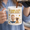 Custom 3D Inflated Effect Printed Mug - Personalized Mother's Day Gifts For Dog Lovers, Dog Dad And Mom - Girlhood, But With Paws