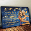 Custom Photo Horizontal Poster - Personalized Mother's Day Gifts For Daughter - Proud Of The Mother You’ve Become
