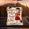 Custom Acrylic Car Ornament - Personalized Graduation Gifts For Him, Her - From Late Nights To Bright Futures