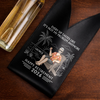Custom Leather Wine Bag - Personalized Retirement Gifts For Women, Men - Goodbye Work, Hello Freedom