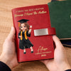 Custom PU Leather Notebook -  Personalized Graduation Gifts For Him, Her - Go Where Your Dreams Take You