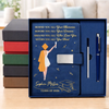 Custom PU Leather Notebook -  Personalized Graduation Gifts For Him, Her - Make Every Page Count