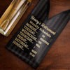 Custom Leather Wine Bag - Personalized Retirement Gifts For Women, Men - Living The Dream Every Day
