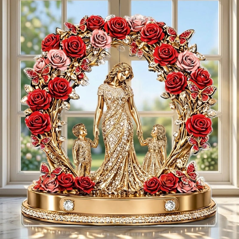 Custom Acrylic Plaque - Personalized Mother's Day Gifts For Mom, Grandma - Mom Makes Every Day Beautiful