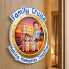 Custom Cruise Ship Door Magnet - Personalized Summer Vacation And Travel Gifts For Mom, Dad, Brother, Sister, Kids - Summer Days With My Favorite People