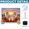 Custom Cruise Ship Door Magnet - Personalized Summer Vacation And Travel Gifts For Mom, Dad, Brother, Sister, Kids - Making Summer Memories Together