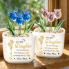 Custom Glass Everlasting Tulips - Personalized Mother's Day Birthday Gifts For Mom, Daughter - My Forever Love