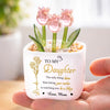 Custom Glass Everlasting Tulips - Personalized Mother's Day Birthday Gifts For Mom, Daughter - My Forever Love
