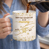 Custom Mug - Personalized Mother's Day, Baby Shower, Gender Reveal Gifts For New Moms, Wife, Daughter - Tiny Hands Big Love