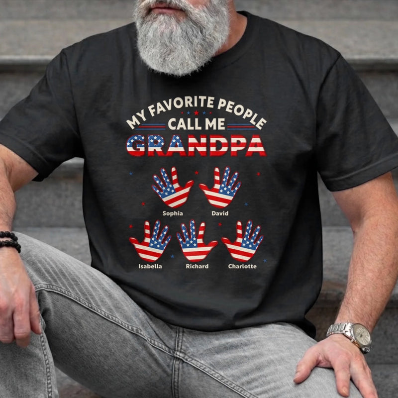 Custom Unisex T-shirt, Premium T-shirt, Hoodie - Personalized America 250th Anniversary Father's Day Birthday Gifts For Dad, Grandpa - Legendary Since Day One