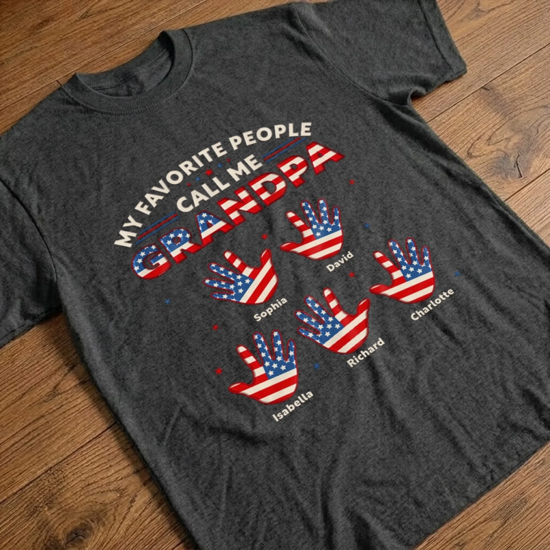 Custom Unisex T-shirt, Premium T-shirt, Hoodie - Personalized America 250th Anniversary Father's Day Birthday Gifts For Dad, Grandpa - Legendary Since Day One