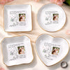 Custom Photo Jewelry Dish - Personalized Baby Shower, Gender Reveal Gifts For New Moms, New Parents - Welcome To The World