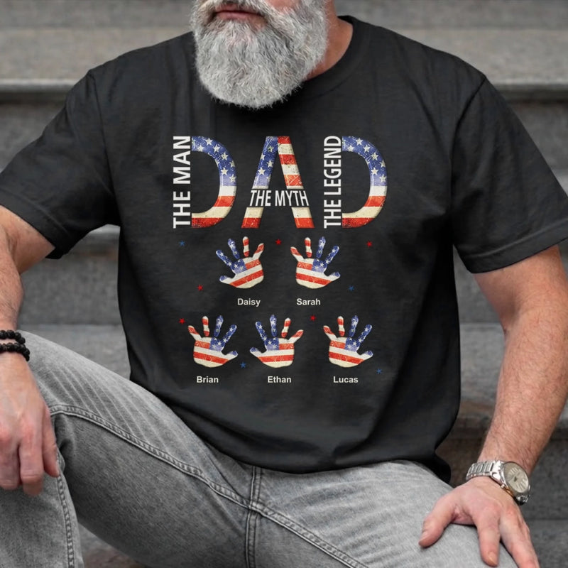 Custom Unisex T-shirt, Premium T-shirt, Hoodie - Personalized Father's Day Birthday Gifts For Dad, Grandpa - Ultimate Dad Mode