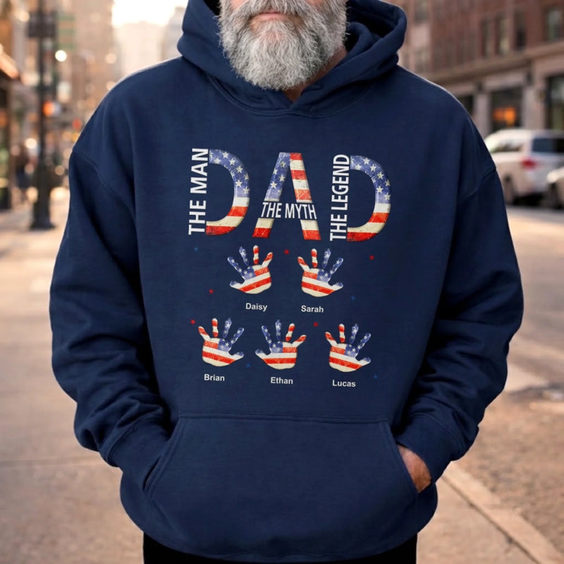 Custom Unisex T-shirt, Premium T-shirt, Hoodie - Personalized Father's Day Birthday Gifts For Dad, Grandpa - Ultimate Dad Mode