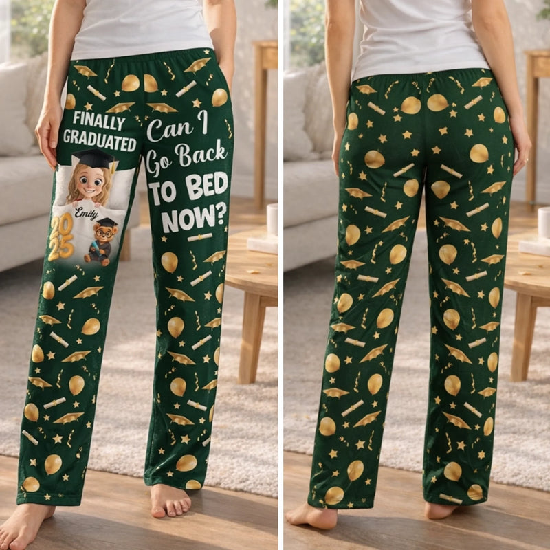 Custom Pajama Pants - Personalized Graduation Gifts For Him, Her - Step Forward With Proud Heart
